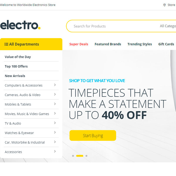 Plantilla Electro