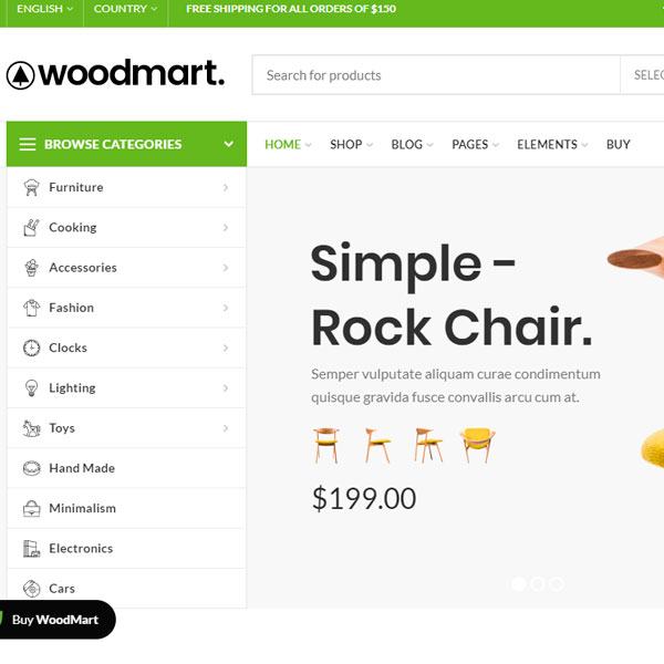 Plantilla Woodmart